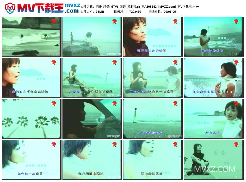 陈琳-感受(MTV)_国语_流行歌曲_MA108842
